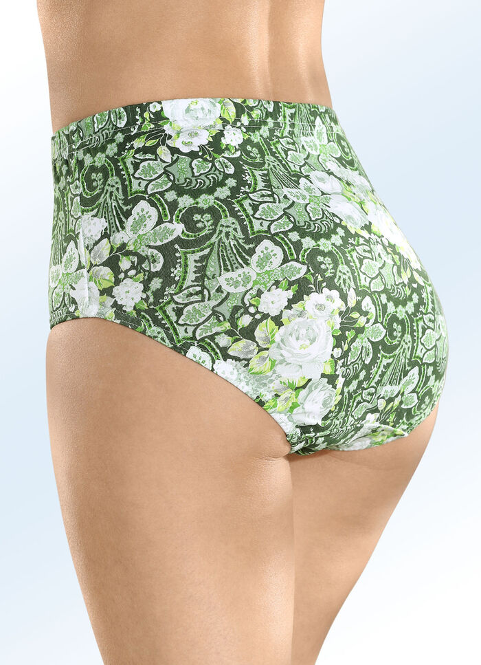 Fünferpack Slips mit Gummizug am Bund 