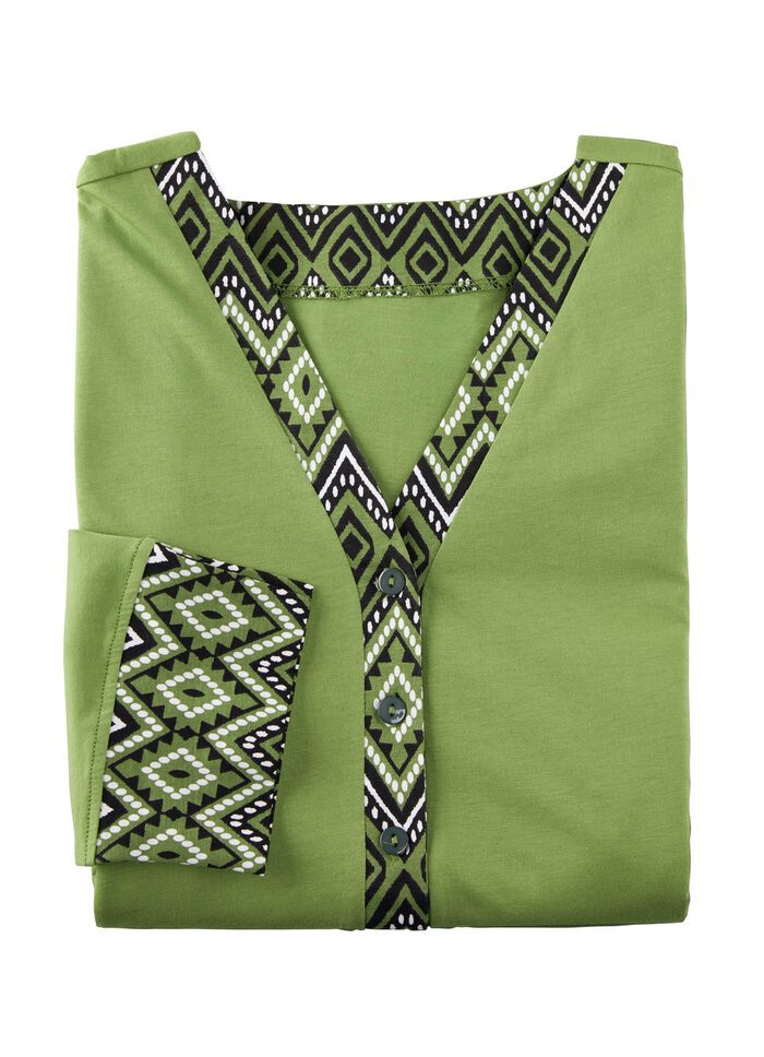 Zweierpack Nachthemden mit 3/4 langen &Auml;rmeln  