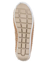 ELENA EDEN, sommerliche Damen-Slipper, Weite G, mit herausnehmbarem Fußbett CAMEL