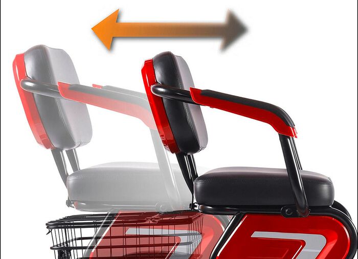 3-Rad Elektromobil im Stil eines Kompaktrollers 