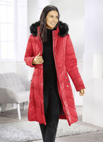 Mantel mit abnehmbarer Kapuze 