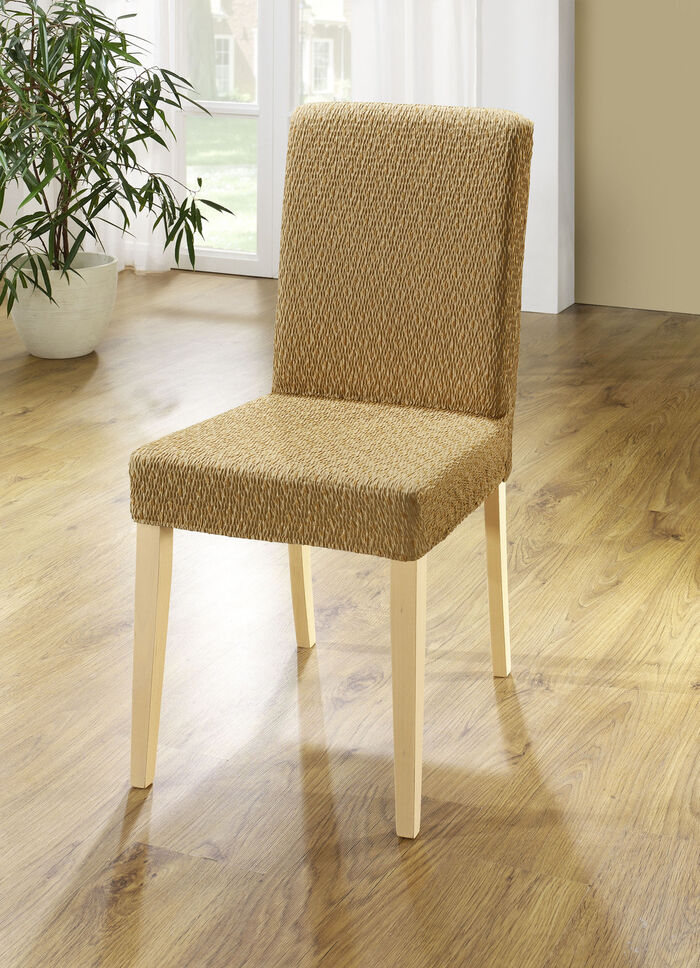 Stretchbezüge mit schöner Strukturierung BEIGE