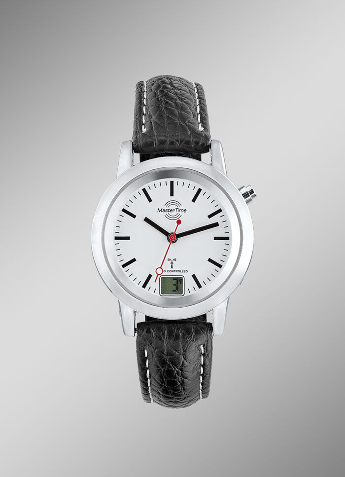 Zeitlose Funk-Partneruhr der Marke Master Time 
