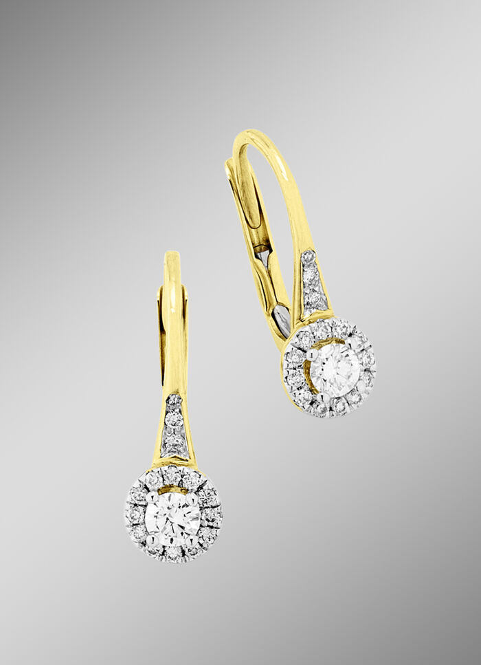 Ohrringe mit Brillanten 