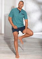 Shorty mit Knopfleiste und Brusttasche  