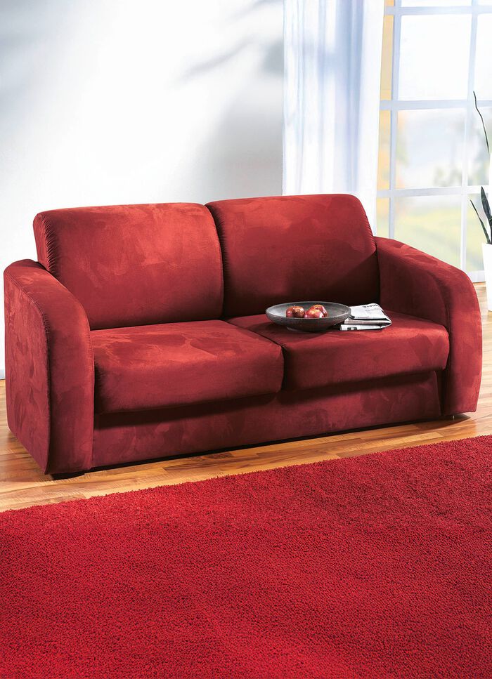 Funktionssofa mit pflegeleichtem Microfaser-Bezugsstoff 