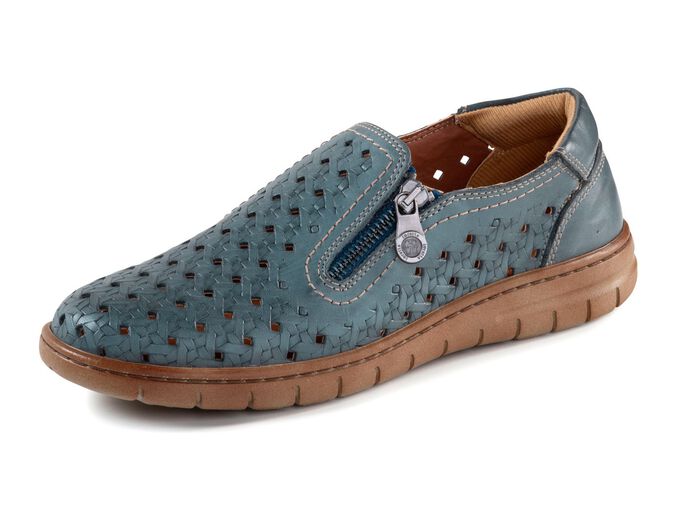 ELENA EDEN Slipper aus Nappaleder JEANS