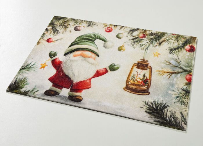 Fu&szlig;matte Wichtel mit rutschfester R&uuml;ckseite 