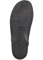 Sandale mit anatomisch geformten Lederfußbett SCHWARZ-BORDEAUX