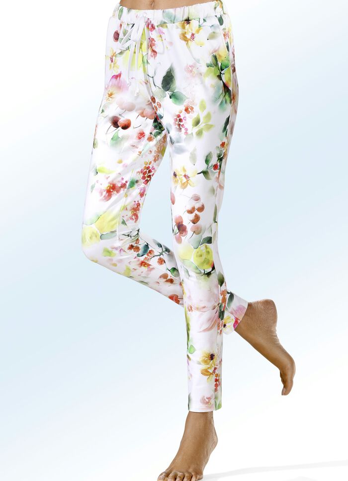 Schlaf- und Freizeithose aus Bio-Baumwolle mit Inkjetdruck 