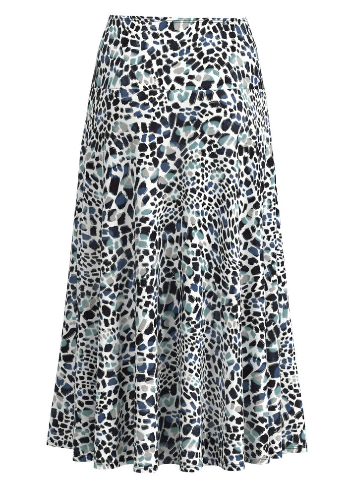 Rock mit farbbrillantem Druck 