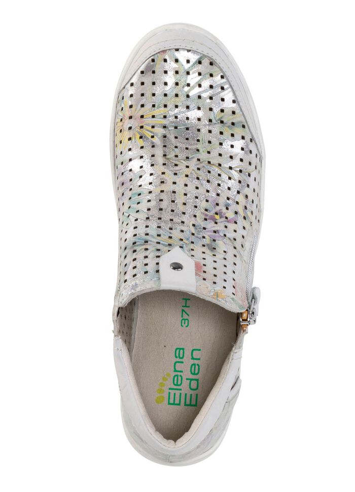 ELENA EDEN Bootie aus zart schimmerndem Rind-Nubukleder 