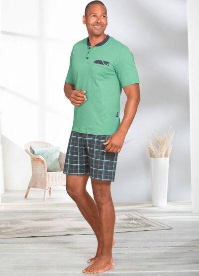 Shorty mit Knopfleiste 