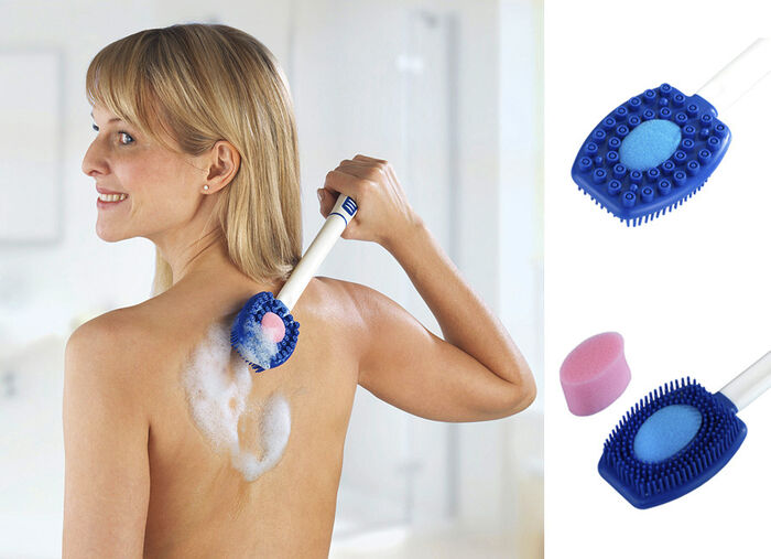 Wellness-Bürste 3-in-1: Reinigen, Pflegen und Massieren in Einem 