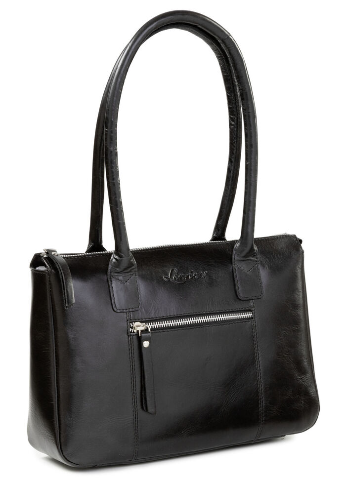 Laurina, Tasche, Damen, aus Leder SCHWARZ