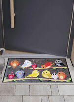 Fußmatte Vogelfamilie 