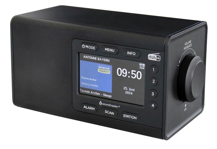 "soundmaster" Digitalradio mit DAB+ SCHWARZ