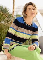 Pullover mit nachhaltig recycelter Baumwolle 