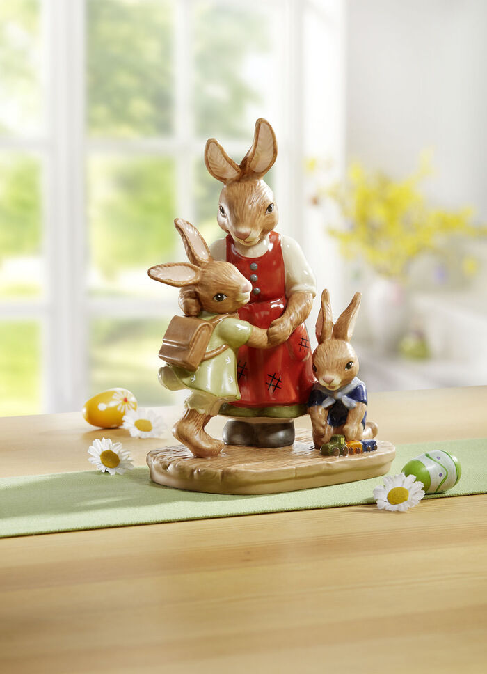 Hasenmama mit Kindern 