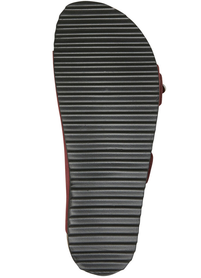 Andrea Conti Pantolette mit bunt bedrucktem Lederfußbett BORDEAUX