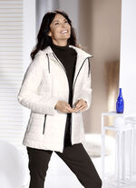 Jacke mit fester Kapuze 