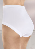 Fünferpack Slips mit Batistmotiv 