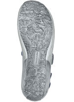 Waldläufer, bequeme Damen-Sandalen, Weite G, mit herausnehmbarem Fußbett JEANSBLAU