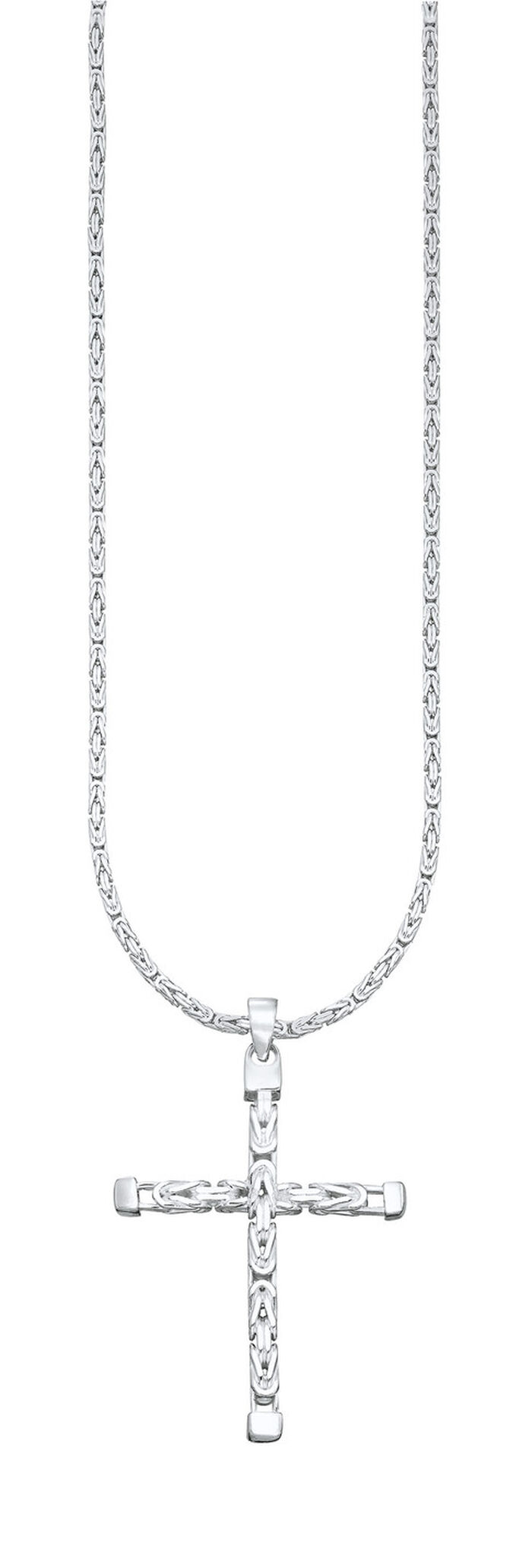 Markanter Kreuz-Anhänger mit Königskette 