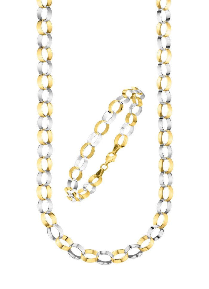 Elegante und hochwertige Garnitur im Bicolor-Design 