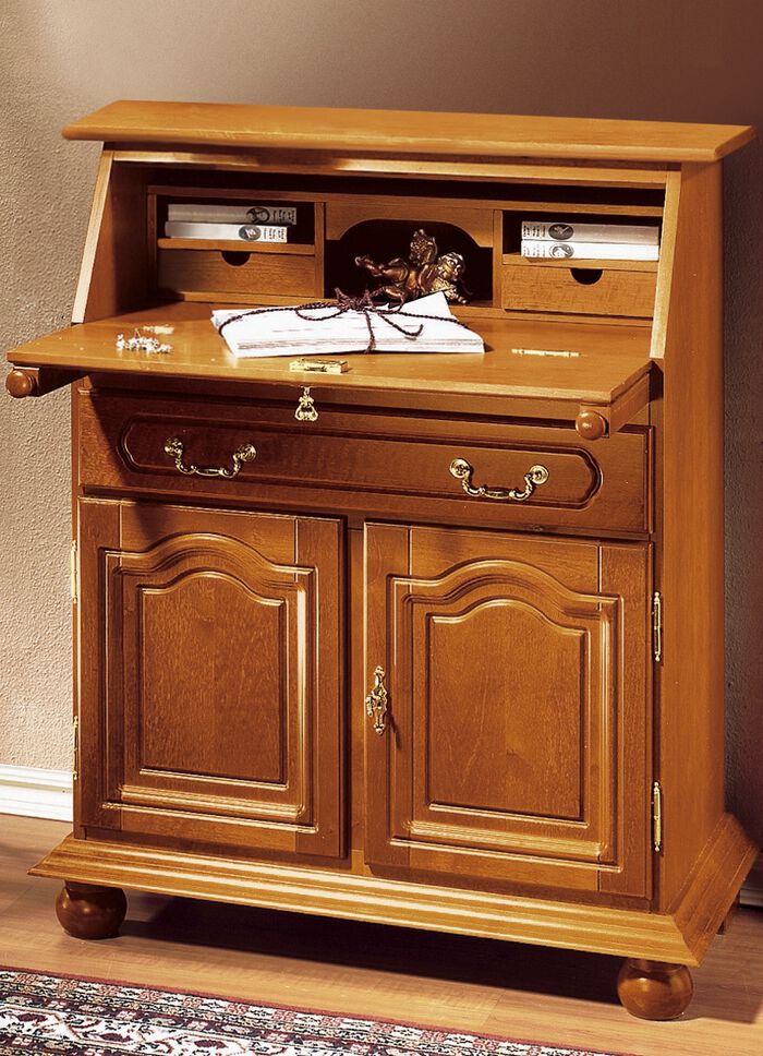 Sekretär mit Echtholzfurnier KIRSCHBAUM