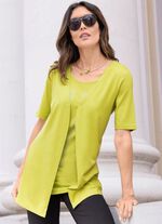 Longshirt mit Strasszier KIWIGR&Uuml;N