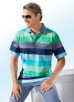 Poloshirt der Marke &bdquo;Hajo&ldquo; in 2 Farben T&Uuml;RKIS-GR&Uuml;N