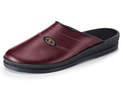 Pantolette aus Rindleder 