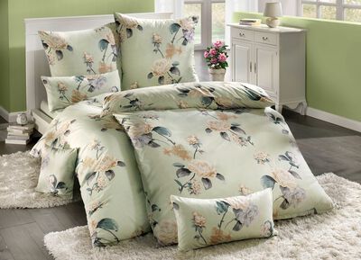 Microfaser Bettw&auml;sche-Garnitur mit Rei&szlig;verschluss 