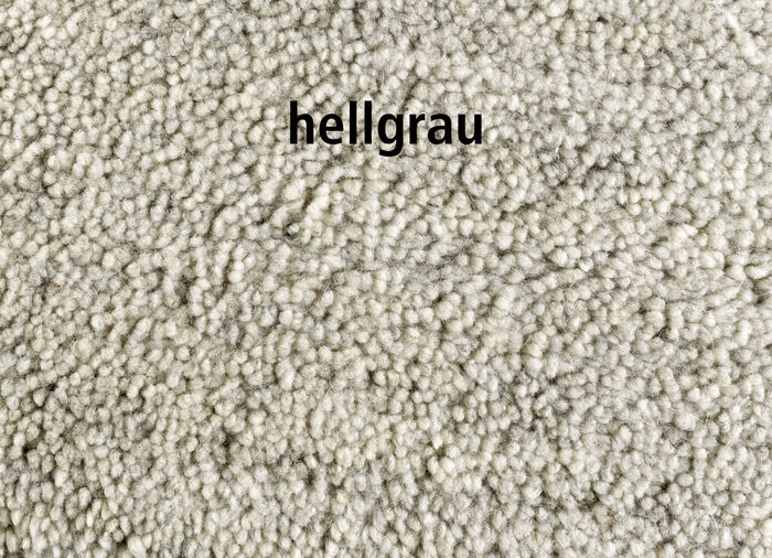 Original handgekn&uuml;pfte marokkanische Berber-Br&uuml;cken und -Teppiche HELLGRAU