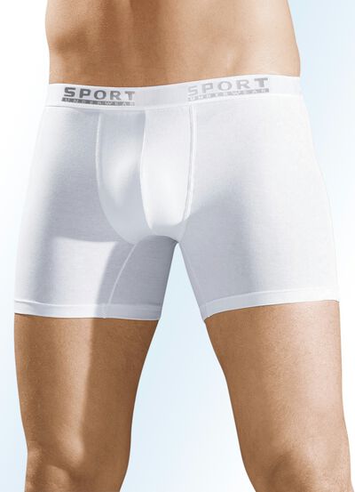 Dreierpack Pants mit Elastikbund, uni 