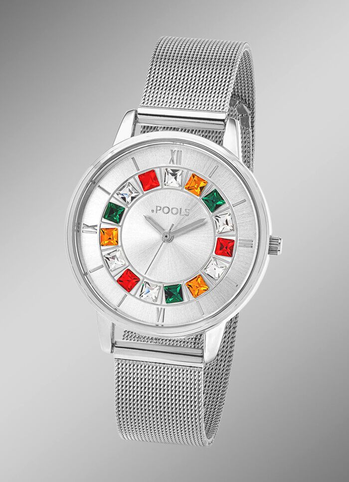 Sch&ouml;ne Quartz-Damenuhr POOLS 2240 