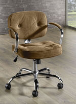 Bürostuhl mit Sicherheitsgasdruckfeder und Härtegradeinstellung BRAUN