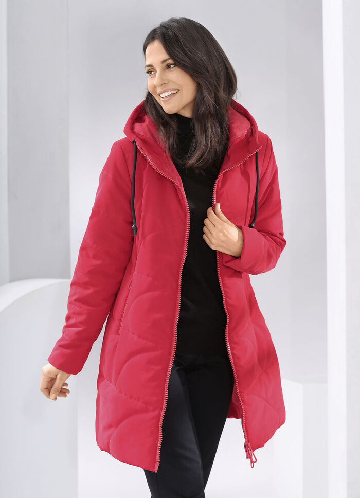 Kurzmantel mit 2-Wege-Reißverschluss 