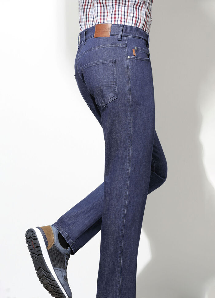 "Francesco Botti"-Jeans mit Komfortbund in 3 Farben DUNKELJEANS