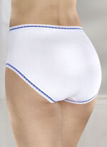 Siebenerpack Slips mit Kontrastabschlüssen 