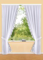 Raffgardinen-Garnitur mit Automatikfaltenband 