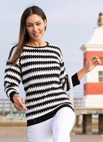 Pullover mit Zackendessin 