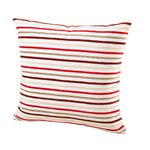 Kissenbezug im Streifen-Design BORDEAUX