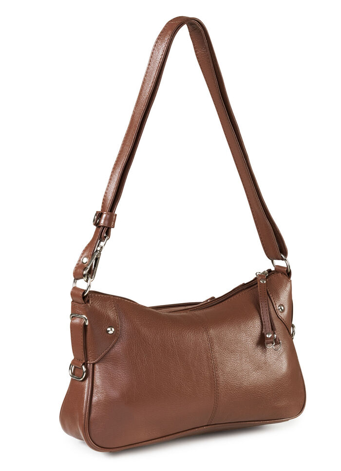 Laurina, Tasche, Damen, mit verstellbarem Umhängeriemen COGNAC