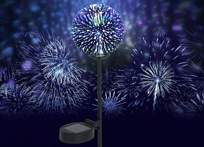 Solar-Kugelleuchte Feuerwerk 