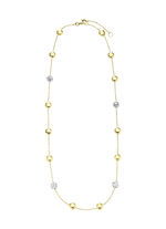 Wundersch&ouml;ne Anker-Halskette in Bicolor 