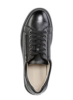 GINO GALANTE, klassische Herren-Sneaker, mit herausnehmbarem Fußbett SCHWARZ