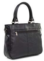 Laurina, Damen, Tasche, mit abnehmbarer, verstellbarer Umh&auml;ngeriemen SCHWARZ