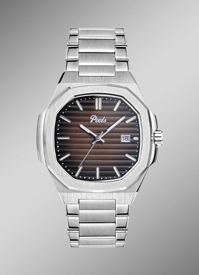 Quartz-Herrenuhr aus Edelstahl 